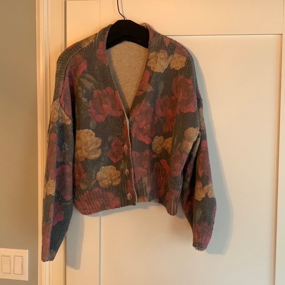 Zara Floral Cardigan - Multicolor